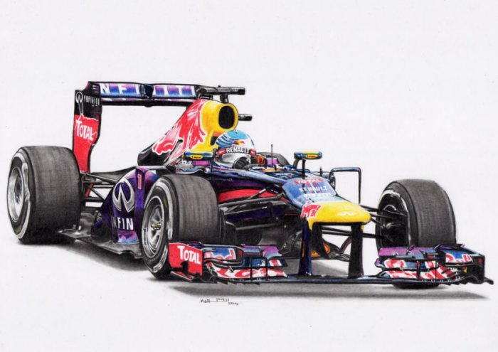 Sebastian Vettel German racing driver currently driving in Formula One for Scuderia Ferrari